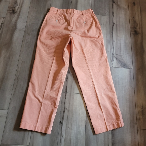 Brooks Brothers Orange Plaid Pants - Picture 2 of 5